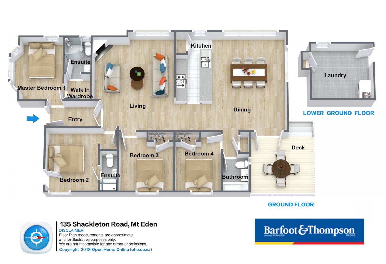 MOUNT EDEN - 4 double bedroom home with 3 bathrooms  photo