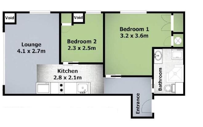 PENTHOUSE - 2 Bedrooms, Unfurnished, CAR PARK Included photo