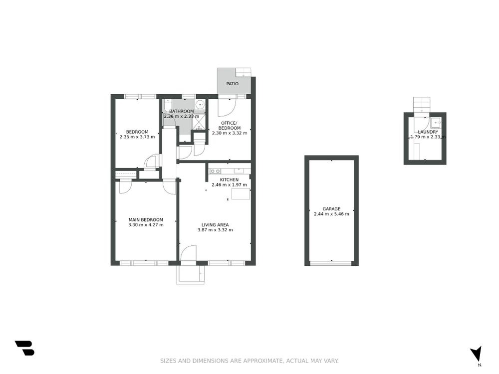 Stylish 2-Bedroom + Study Home in the Heart of Sandringham photo